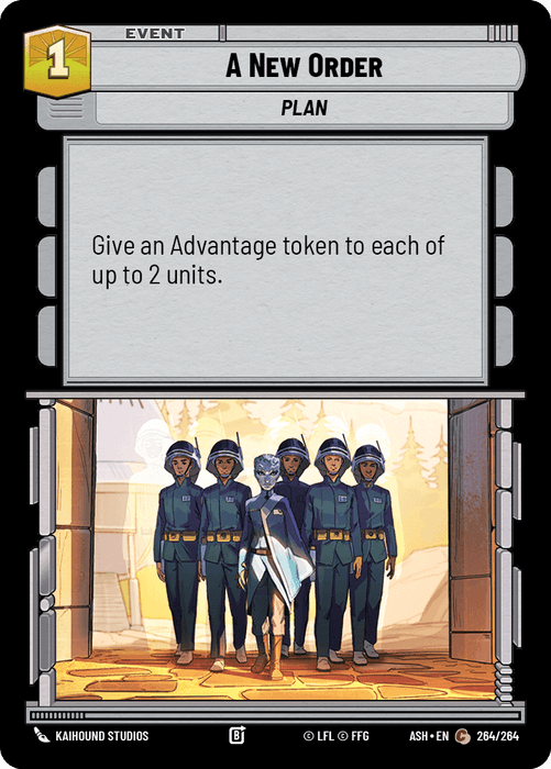 A New Order (ASH) Common Star Wars Unlimited Fantasy Flight Games Standard Non-Foil