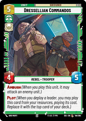 Dressellian Commandos (SEC) Common Fantasy Flight Games