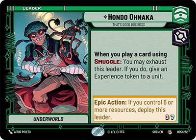 Hondo Ohnaka - That's Good Business (SHD) Common  Fantasy Flight Games Standard Non-Foil 