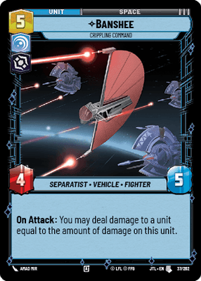 Banshee - Crippling Command (JTL) Uncommon Fantasy Flight Games Standard Non-Foil