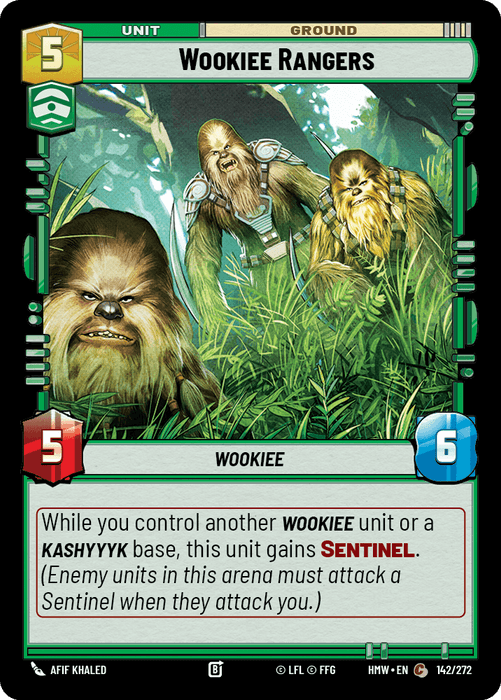 Wookiee Rangers (HMW) Common Star Wars Unlimited Fantasy Flight Games
