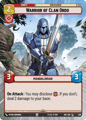Warrior of Clan Ordo (SEC) Common Fantasy Flight Games