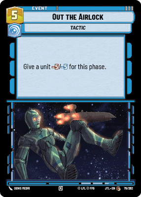 Out the Airlock (JTL) Common Fantasy Flight Games Standard Non-Foil
