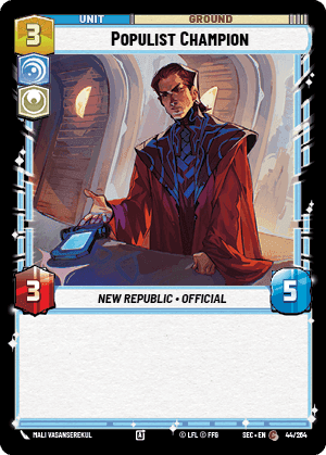 Populist Champion (SEC) Common Fantasy Flight Games