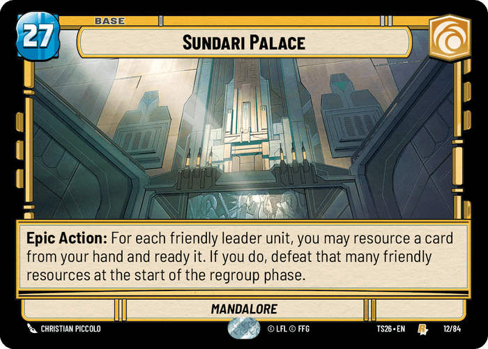 Sundari Palace (TS26) Rare Fantasy Flight Games Standard Non-Foil