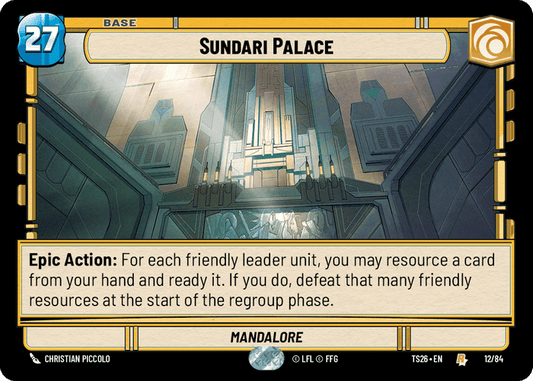 Sundari Palace (TS26) Rare Fantasy Flight Games Standard Non-Foil