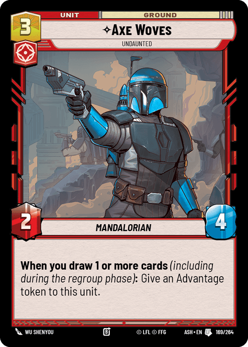 Axe Woves - Undaunted (ASH) Uncommon Star Wars Unlimited Fantasy Flight Games Standard Non-Foil