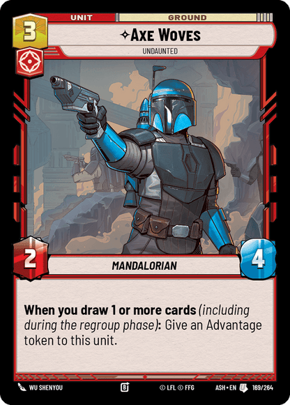 Axe Woves - Undaunted (ASH) Uncommon Star Wars Unlimited Fantasy Flight Games Standard Non-Foil