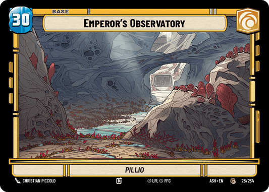 Emperor's Observatory (ASH) Common Star Wars Unlimited Fantasy Flight Games Standard Non-Foil