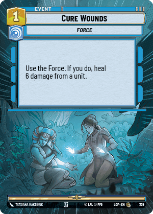 Cure Wounds (LOF) Common Fantasy Flight Games Hyperspace Non-Foil