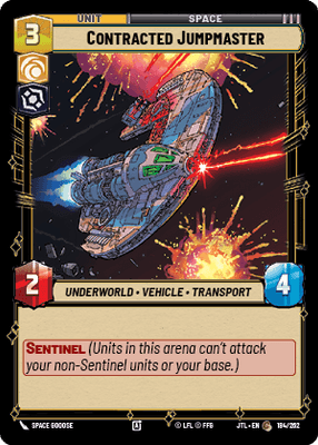 Contracted Jumpmaster (JTL) Common Fantasy Flight Games Standard Non-Foil