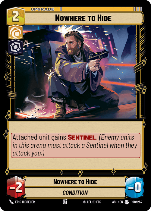 Nowhere to Hide (ASH) Uncommon Star Wars Unlimited Fantasy Flight Games Standard Non-Foil