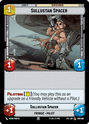 Sullustan Spacer (JTL) Common Fantasy Flight Games Standard Non-Foil
