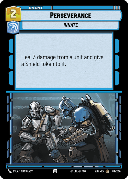 Perseverance (ASH) Common Star Wars Unlimited Fantasy Flight Games Standard Non-Foil