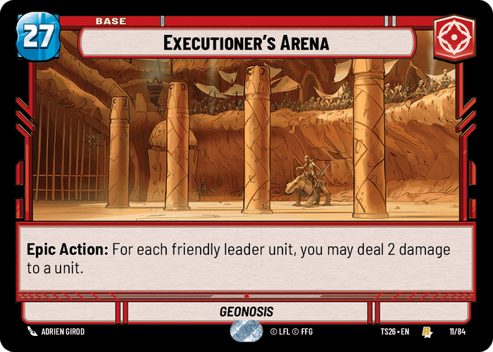 Executioner's Arena (TS26) Rare Fantasy Flight Games Standard Non-Foil
