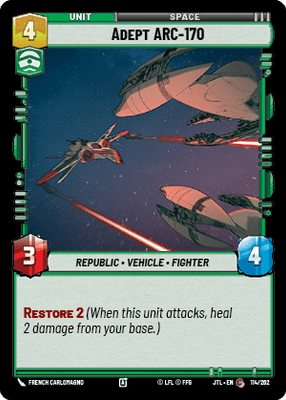 Adept ARC-170 (JTL) Common Fantasy Flight Games Standard Non-Foil