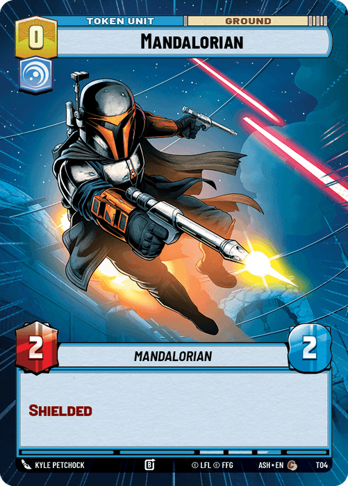 Mandalorian (ASH) Common Star Wars Unlimited Fantasy Flight Games Hyperspace Non-Foil