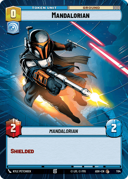 Mandalorian (ASH) Common Star Wars Unlimited Fantasy Flight Games Hyperspace Non-Foil
