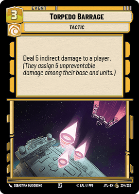 Torpedo Barrage (JTL) Common Fantasy Flight Games Standard Non-Foil