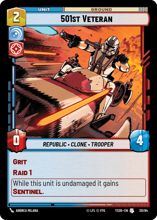 501st Veteran (TS26) Uncommon Fantasy Flight Games Standard Non-Foil