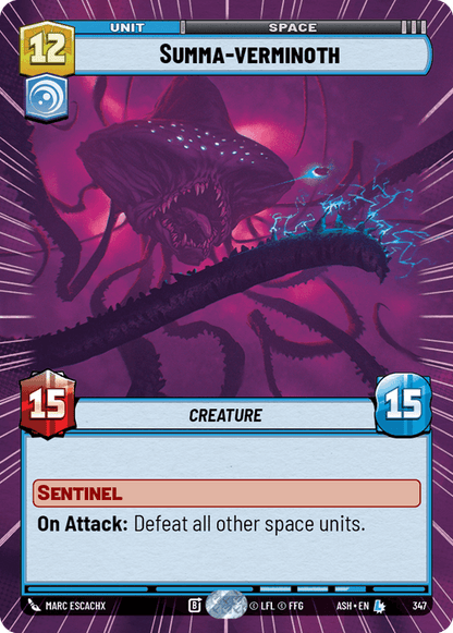 Summa-verminoth (ASH) Legendary Star Wars Unlimited Fantasy Flight Games Hyperspace Non-Foil