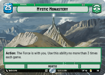 Mystic Monastery (LOF) Rare Fantasy Flight Games Hyperspace Non-Foil
