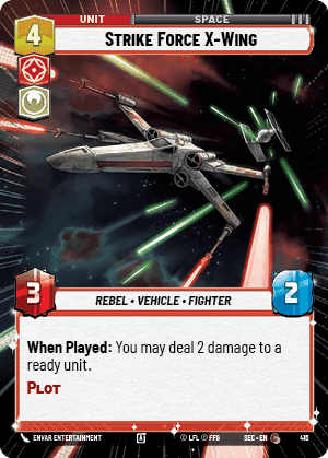 Strike Force X-Wing (SEC) Common Fantasy Flight Games