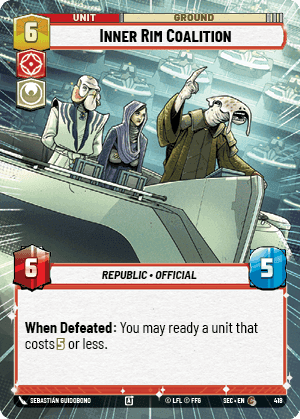 Inner Rim Coalition (SEC) Common Fantasy Flight Games