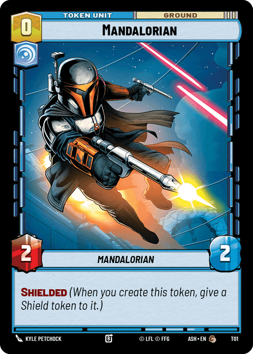 Mandalorian (ASH) Common Star Wars Unlimited Fantasy Flight Games Standard Non-Foil
