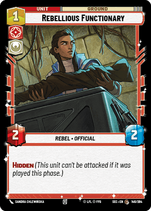 Rebellious Functionary (SEC) Common Fantasy Flight Games