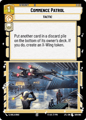 Commence Patrol (JTL) Uncommon Fantasy Flight Games Standard Non-Foil