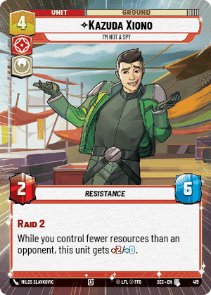 Kazuda Xiono - I'm Not A Spy (SEC) Uncommon Fantasy Flight Games