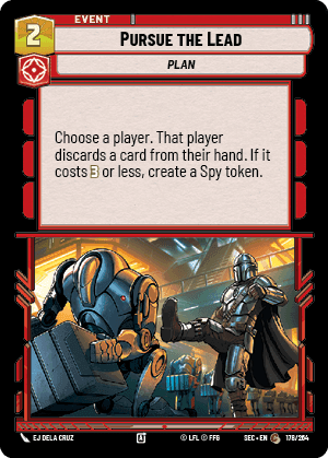 Pursue the Lead (SEC) Common Fantasy Flight Games Standard Non-Foil
