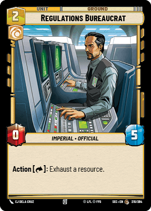 Regulations Bureaucrat (SEC) Common Fantasy Flight Games