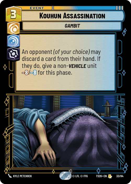 Kouhun Assassination (TS26) Rare Fantasy Flight Games Standard Non-Foil