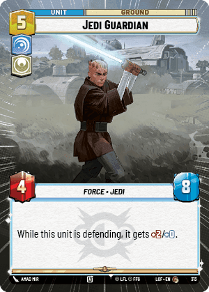 Jedi Guardian (LOF) Common Fantasy Flight Games Hyperspace Non-Foil