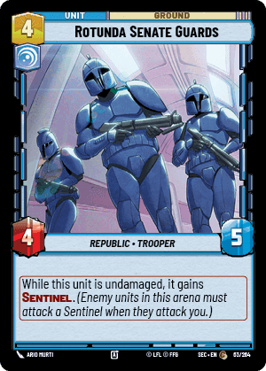Rotunda Senate Guards (SEC) Common Fantasy Flight Games Standard Non-Foil