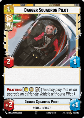 Dagger Squadron Pilot (JTL) Common Fantasy Flight Games Standard Non-Foil