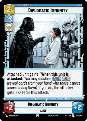 Diplomatic Immunity (SEC) Uncommon Fantasy Flight Games