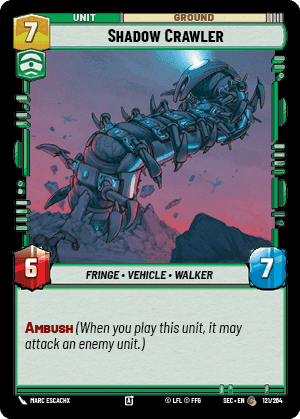 Shadow Crawler (SEC) Common Fantasy Flight Games Standard Non-Foil