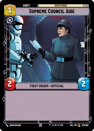 Supreme Council Aide (SEC) Common Fantasy Flight Games