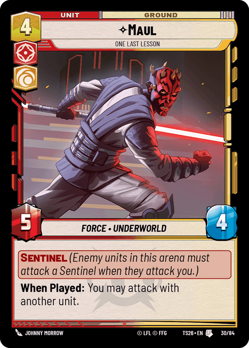 Maul - One Last Lesson (TS26) Uncommon Fantasy Flight Games Standard Non-Foil