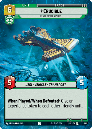 Crucible - Centuries of Wisdom (SEC) Uncommon Fantasy Flight Games Hyperspace Non-Foil