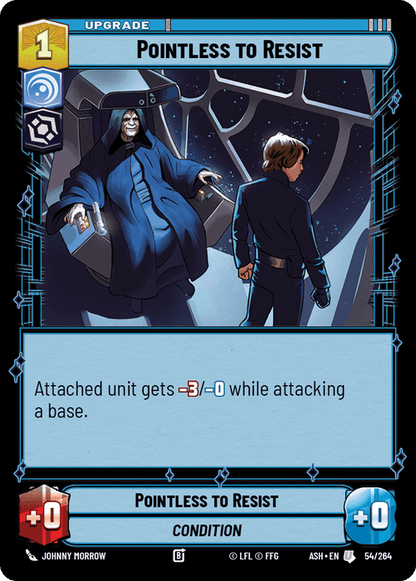 Pointless to Resist (ASH) Uncommon Star Wars Unlimited Fantasy Flight Games Standard Non-Foil