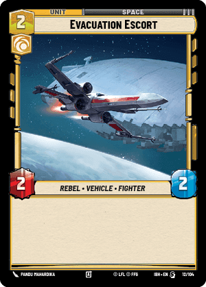 Evacuation Escort (IBH) Special Fantasy Flight Games Standard Non-Foil