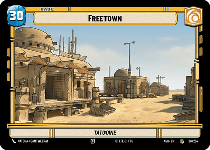 Freetown (ASH) Common Star Wars Unlimited Fantasy Flight Games Standard Non-Foil