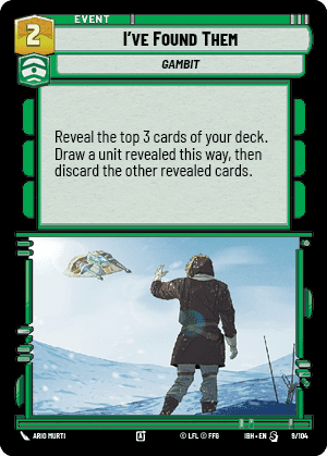 I've Found Them (IBH) Special Fantasy Flight Games Standard Non-Foil