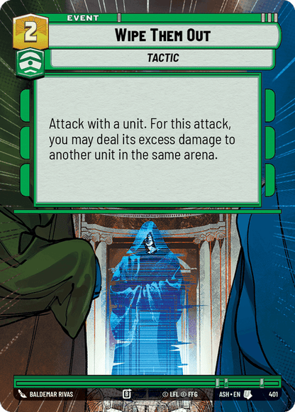 Wipe Them Out (ASH) Uncommon Star Wars Unlimited Fantasy Flight Games Hyperspace Non-Foil