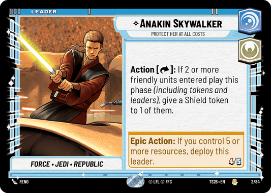 Anakin Skywalker - Protect Her At All Costs (TS26) Rare Fantasy Flight Games Standard Non-Foil