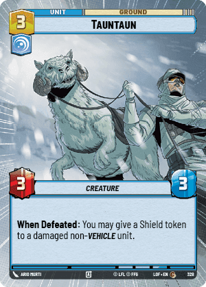 Tauntaun (LOF) Common Fantasy Flight Games Hyperspace Non-Foil